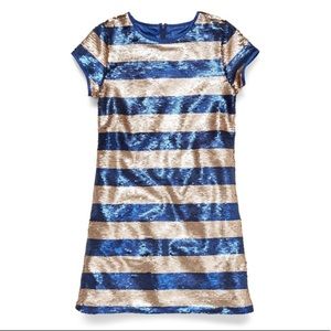 Peyton & Parker Short Sleeve Shift Sequin Dress